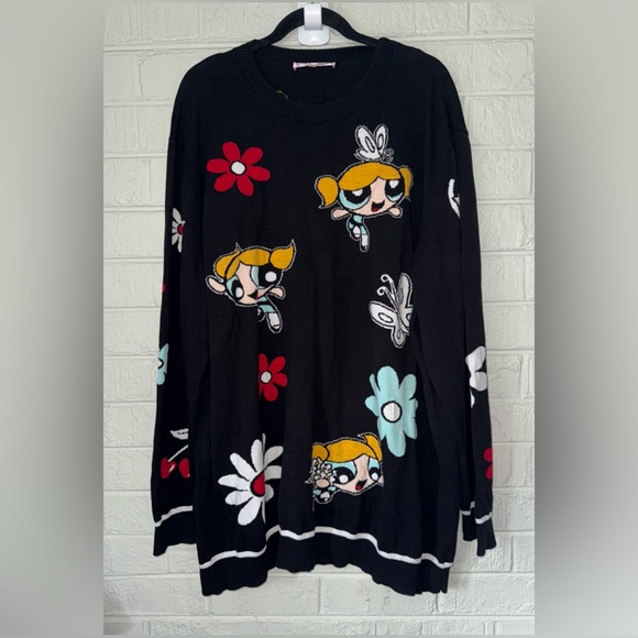 Dolls Kill Sweaters - DOLLS KILL X THE POWERPUFF GIRLS Women’s Life Oversized Sweater Plus Size 2X✨